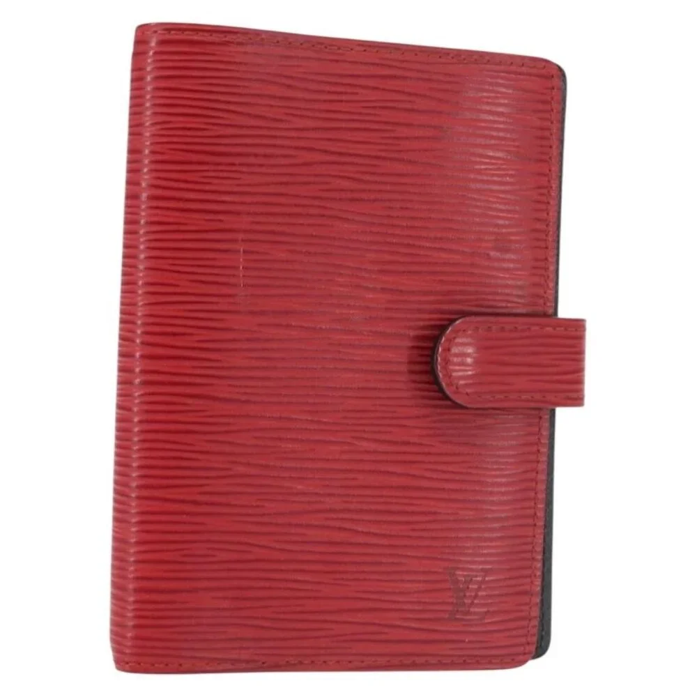 LOUIS VUITTON Epi Agenda PM Day Planner Cover Red